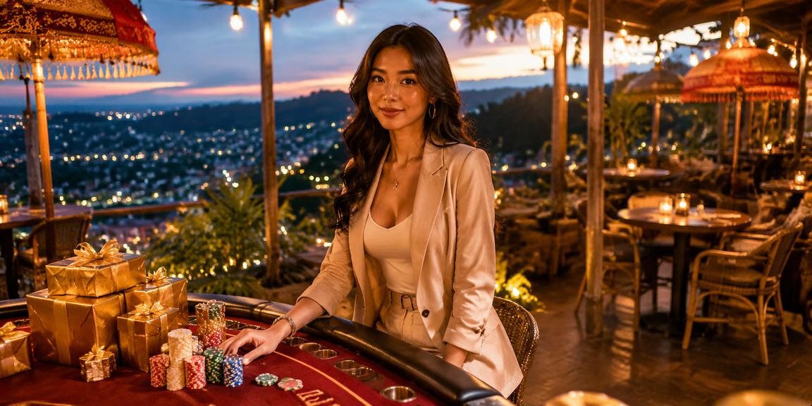 Ilustrasi bonus deposit dengan suasana santai di kafe Vietnam
