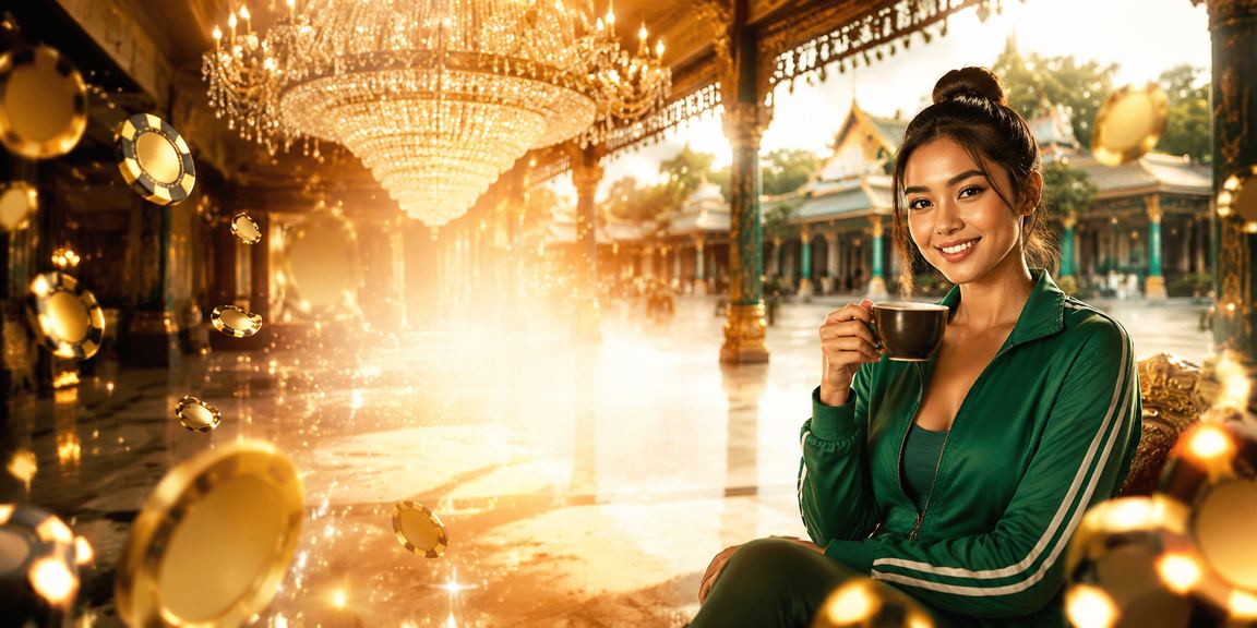 Pengunjung membaca panduan FAQ platform casino online sambil menikmati kopi di kafe
